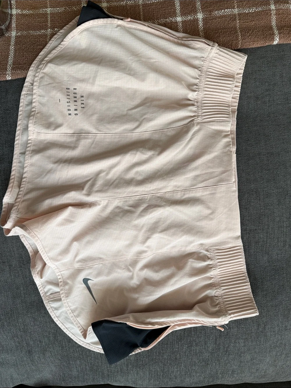 Nike Women's Light Pink Athletic Running Shorts